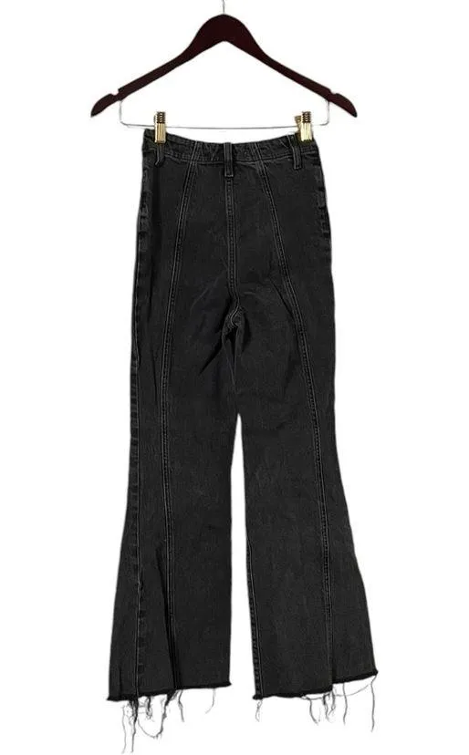 FREE PEOPLE We The Free Florence High Rise Flare Black Jeans - Image 6