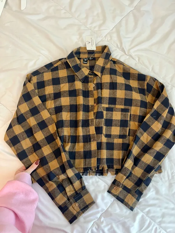NWT Windsor cropped flannel - Image 3