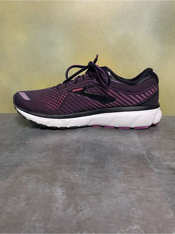 Brooks Ghost 12 Women's Running Shoes Black/Fuchsia Size 10B - Image 15