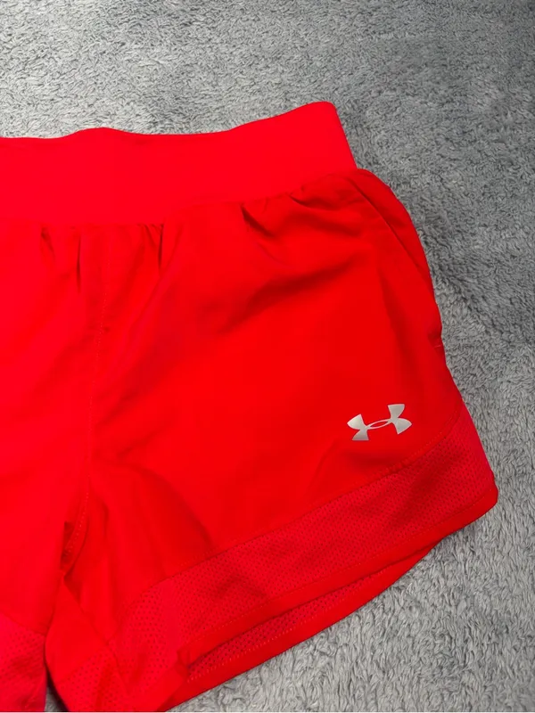 Under Armour Women’s Red Athletic Shorts loose XS - Image 2