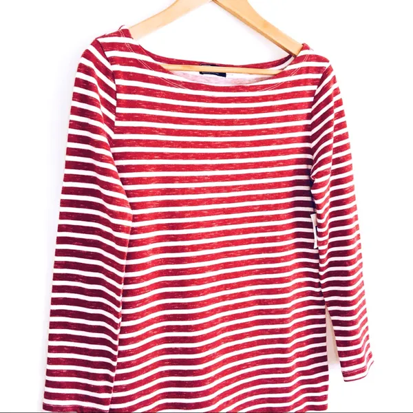 Gap Stripped Boat Neck Dress - Image 5