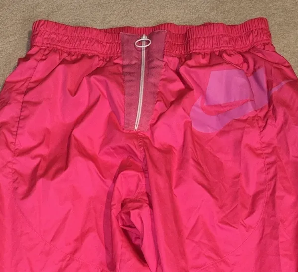 Nike Sportswear NSW Woven Logo Pants Hyper Pink - Image 2