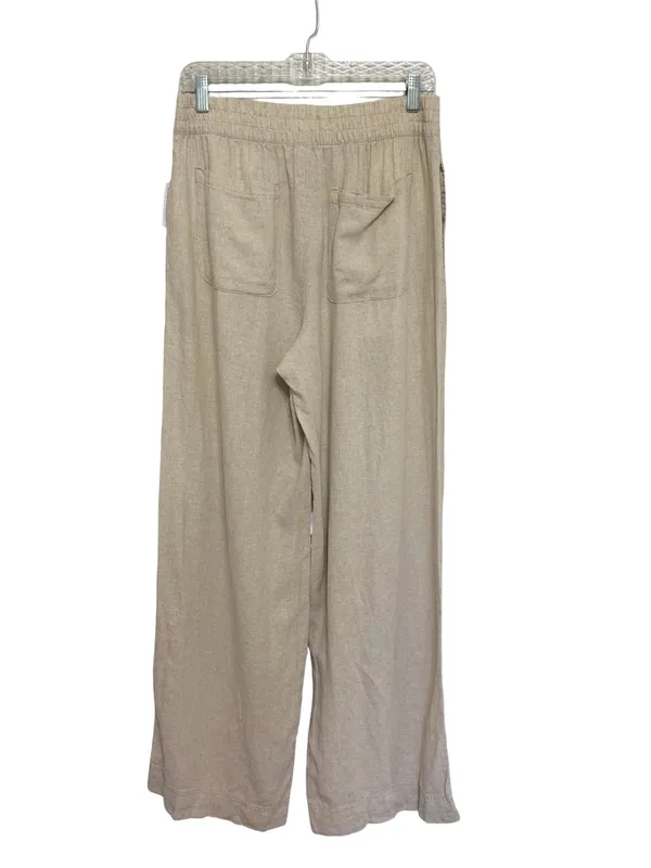 NEW Old Navy High-Waisted Linen-Blend Wide-Leg Pants in Natural Linen - M Tall - Image 4