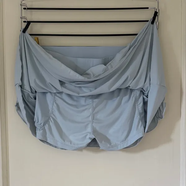 Light Blue Flowy Swim Skort Size Small - Image 3