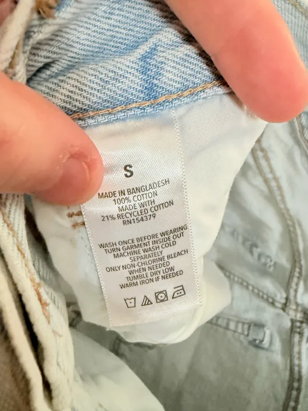 Aeropostale Low-Rise Mini Denim Skirt - Image 3