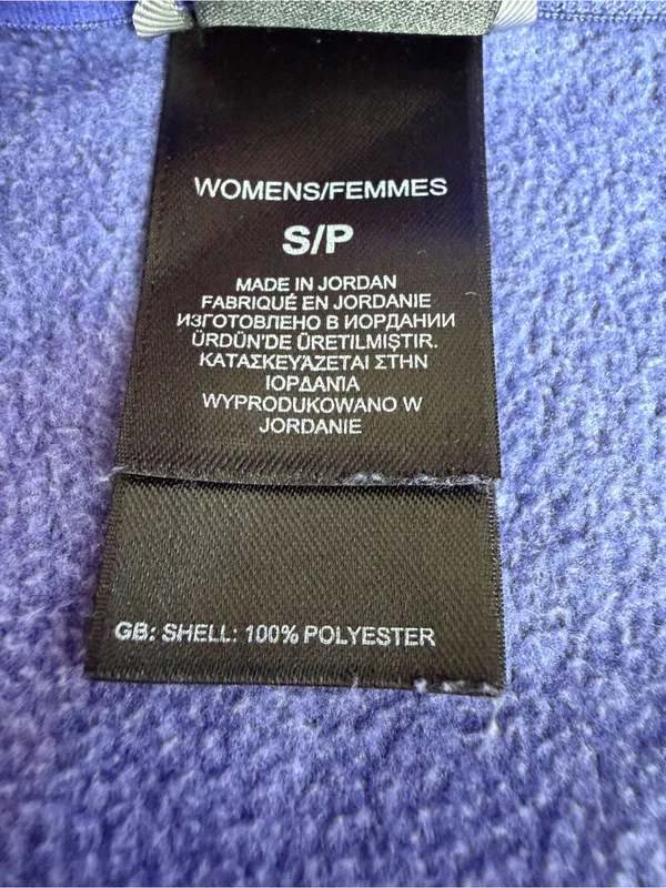 The North Face Women’s S Purple Blue 1/4 Zip Fleece Pullover Outdoor - Image 4