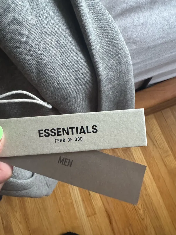 Brand new Essentials Fear of God Hoodie Dark Oatmeal (grey) size Men’s XS - Image 5