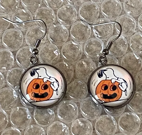 Handmade Halloween 🎃 Snoopy Fashion Earrings - Image 2