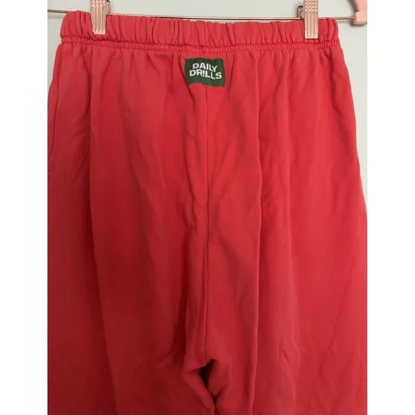Daily Drills Sweatpants Red Women's Size XS/S - Image 4