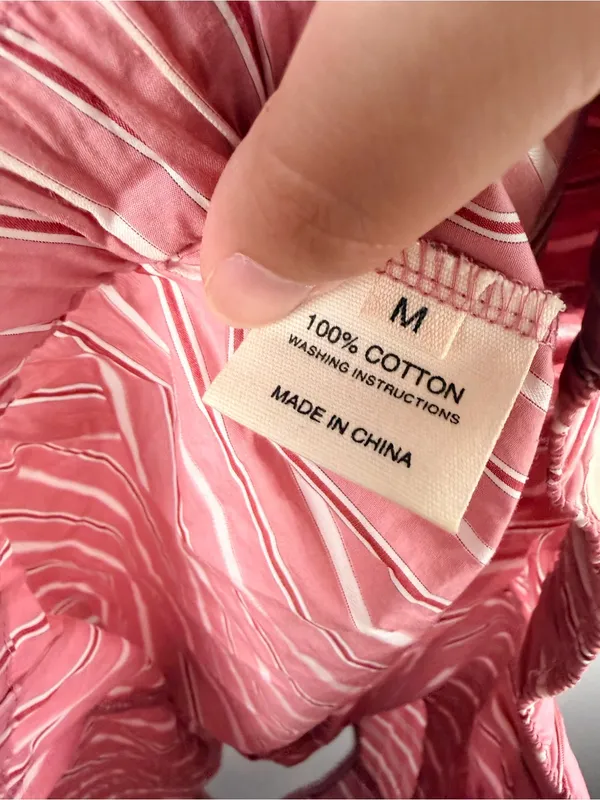 Parke Frill Stripe Boxer Shorts Dark Pink Stripe size medium - Image 4