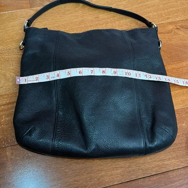 Coach Black‎ Madison Isabelle Leather Hobo Shoulder Bag - Image 14
