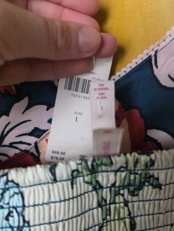 Anthropologie LyreBird Silky V-Neck Cutout Cami - Image 6