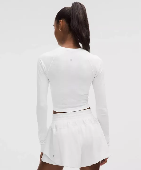 Lululemon Swiftly Tech Cropped Long-Sleeve Shirt 2.0 - Image 2
