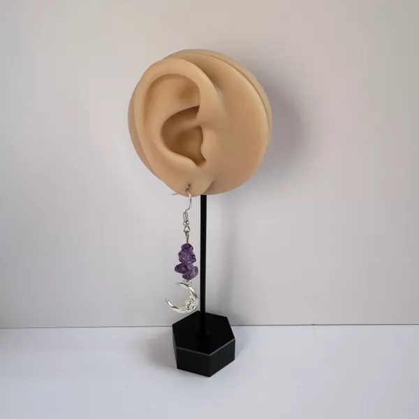 Asymmetry Moon Sun Dangle Drop Earrings for Women - Image 6