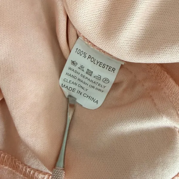 PrettyGuide Rose Gold Sequin Flapper Tank Top Sleeveless Mesh Scalloped Hem S‎ - Image 7