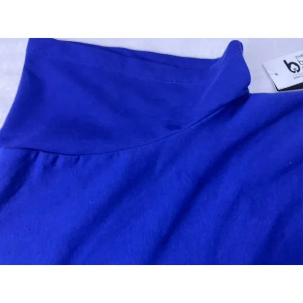 Ideology T-Shirt Women 3X Blue Short Sleeve‎ Cinch Hem Activewear - Image 5