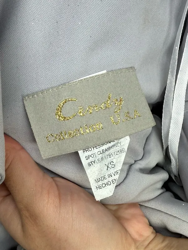 Cindy Collection Glitter Corset Dress Size XS - Image 5