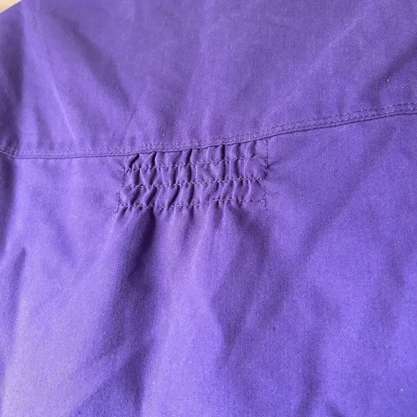 Grey’s Anatomy by Barco purple scrubs top tee short sleeve sz small women’s - Image 3