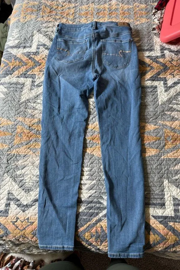 American Eagle Outfitters Blue Skinny Jeans - Image 3