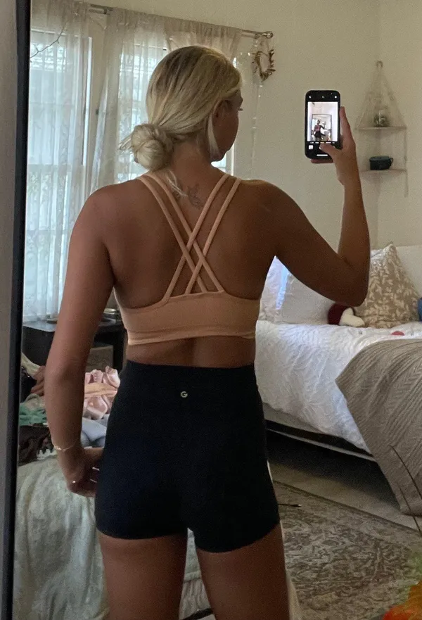 Light Orange Sports Top - Image 2