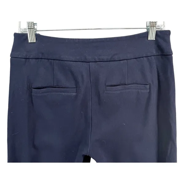 Cabi‎ Pants Womens 6 Navy Blue 9 to 5 Bootcut Trousers Pockets Stretch #5312 - Image 4