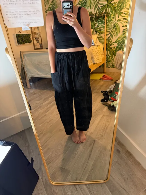 Barrel Black Pants - Image 7