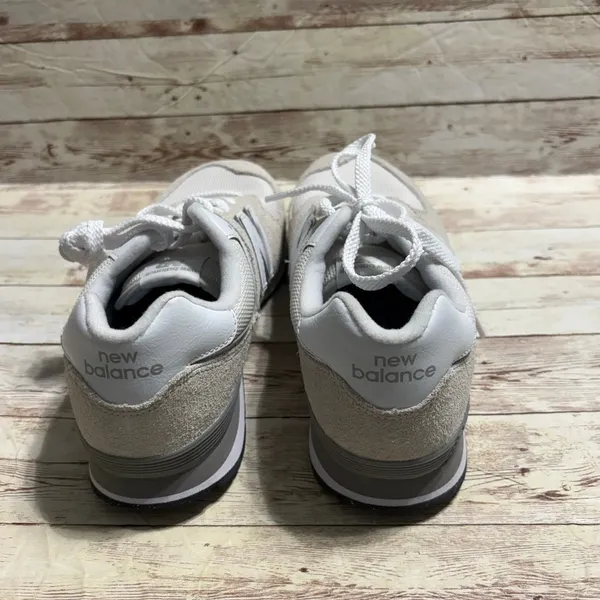New Balance 574 Sneakers Women's Size 7 White Gray Shoes New - Image 2
