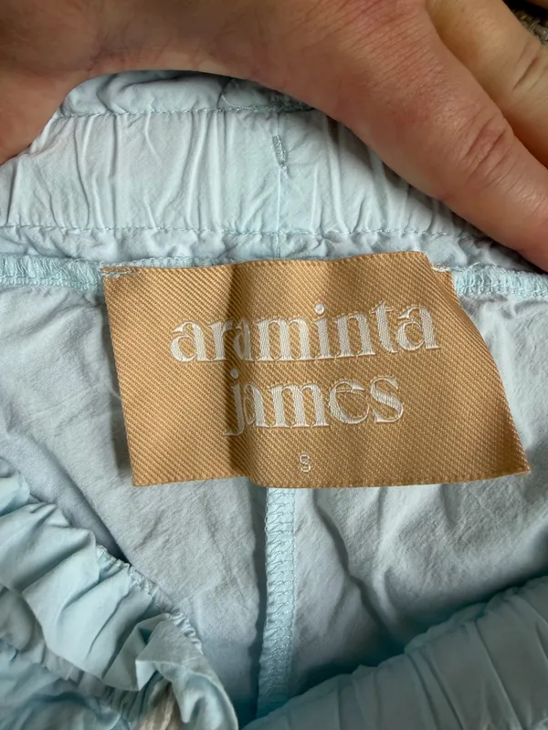 Araminta James Light Blue Shorts – Size S - Image 3