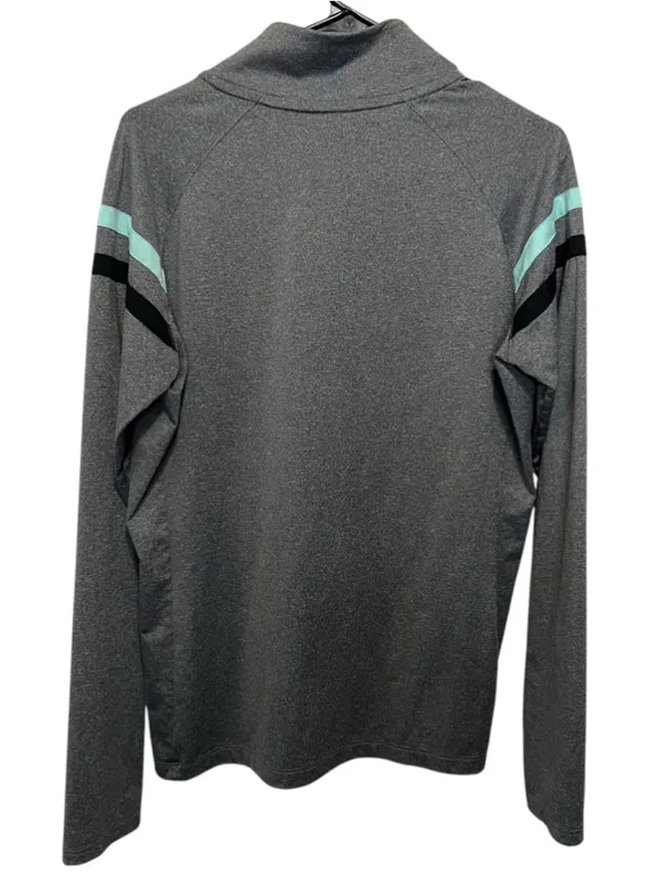 Victoria's Secret PINK Ultimate Grey Quarter Zip Athletic Pullover Top - Image 5