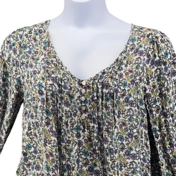 Jane + Delancey Peasant‎ Top White Large - Image 4
