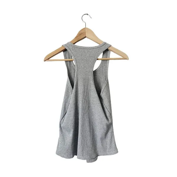 Year‎ Of Ours Gray Sporty Ribbed Racerback Tank XL - Image 2