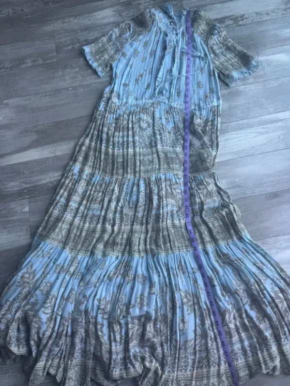 Free People Blue Dress size M - Image 3