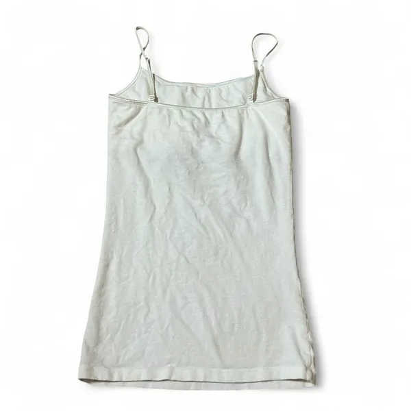 Y2K Aeropostale Cream Stretch Cami Tank Top S‎ P Basic Layering - Image 3