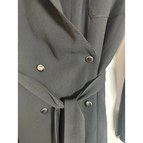 The‎ Fifth Label Face To Face Romper Black Blazer Style Long Sleeve Tie Waist S - Image 3