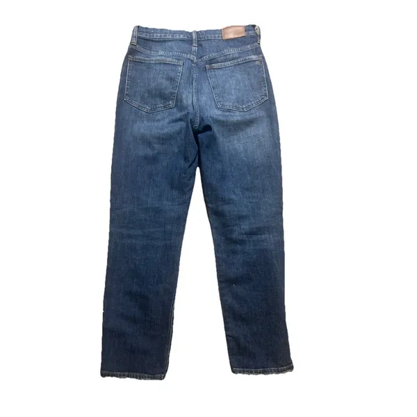 Madewell Perfect Vintage Crop Blue Jeans Women Sz 26 Distressed Classic Staple - Image 10