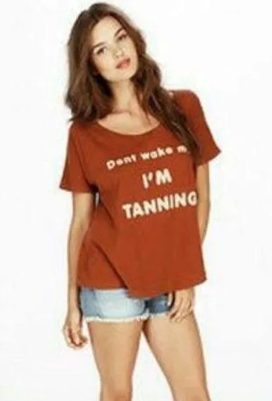 Wildfox Don’t Wake me I’m Tanning Shirt/Coverup - Image 2
