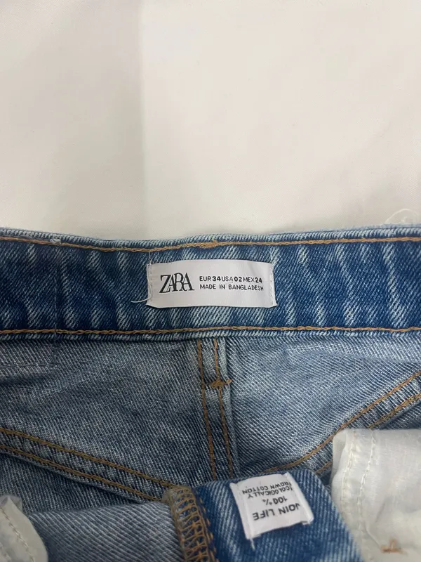 ZARA Jean Shorts Denim - Image 3