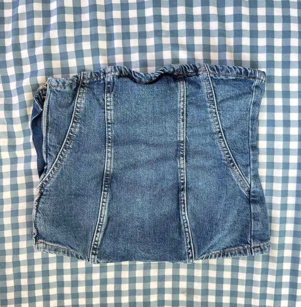 Zara denim top - Image 2