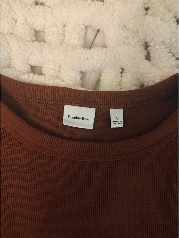 Sunday Best Women's Brown Crop-top - Image 2