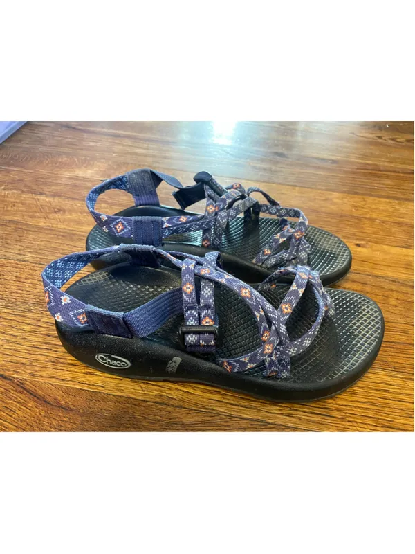 Chaco ZX2 Classic Geometric Toe Loop Strappy Hiking Sport Sandals Boho 8 Granola - Image 2