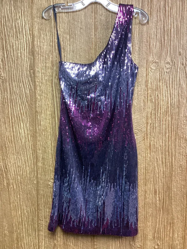 Charlotte Russe Purple Sequins Dress Size XS - Image 2