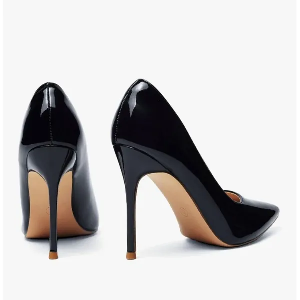 Elegant Black Stiletto Heels Size 7 - Image 3