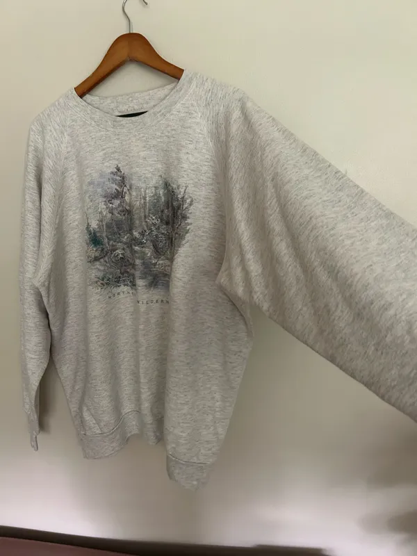 Vintage norther wilderness Crewneck Size XL - Image 5