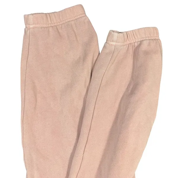PINK Victoria's Secret Fleece Jogger Sweatpants Womens Large Pink Drawstring - Image 9