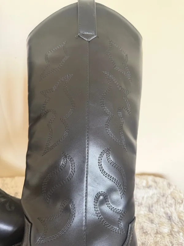 Soda Zahara - NWOB Women Western Knee-High Boot with Low Heel - Image 5