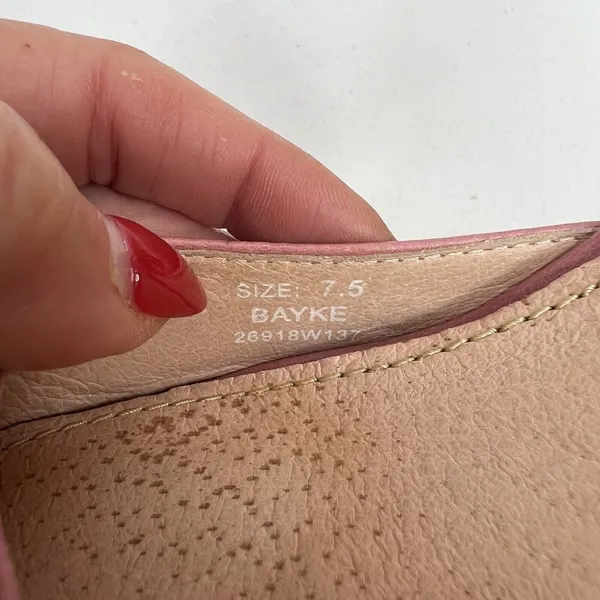 JUMP 7.5 Bayke Pink Leather Ankle Strap Cone Heel dOrsay Pumps Retro Style - Image 10