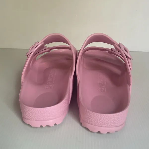 Birkenstock EVA Pink Two Strap Sandals Waterproof Women 39 Made in Germany - Image 6