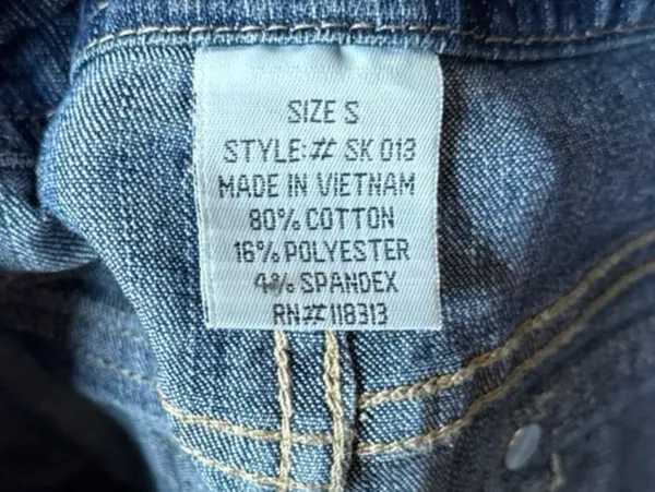 Hello kitty denim mini skirt  - Image 4