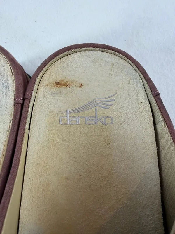 Dansko Mariella Milled Nubuck Leather Mules in Rose Pink Size 10.5-11 or 41‎ - Image 7