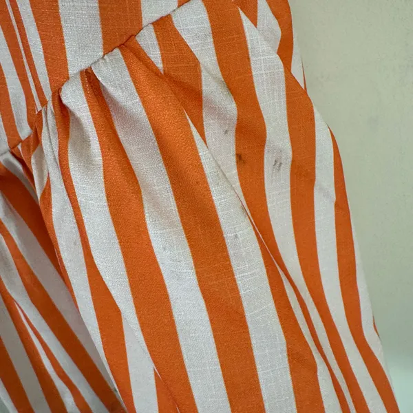 Petal & Pup Valencia Stripe Halter Top Size Medium Orange Pink - Image 9